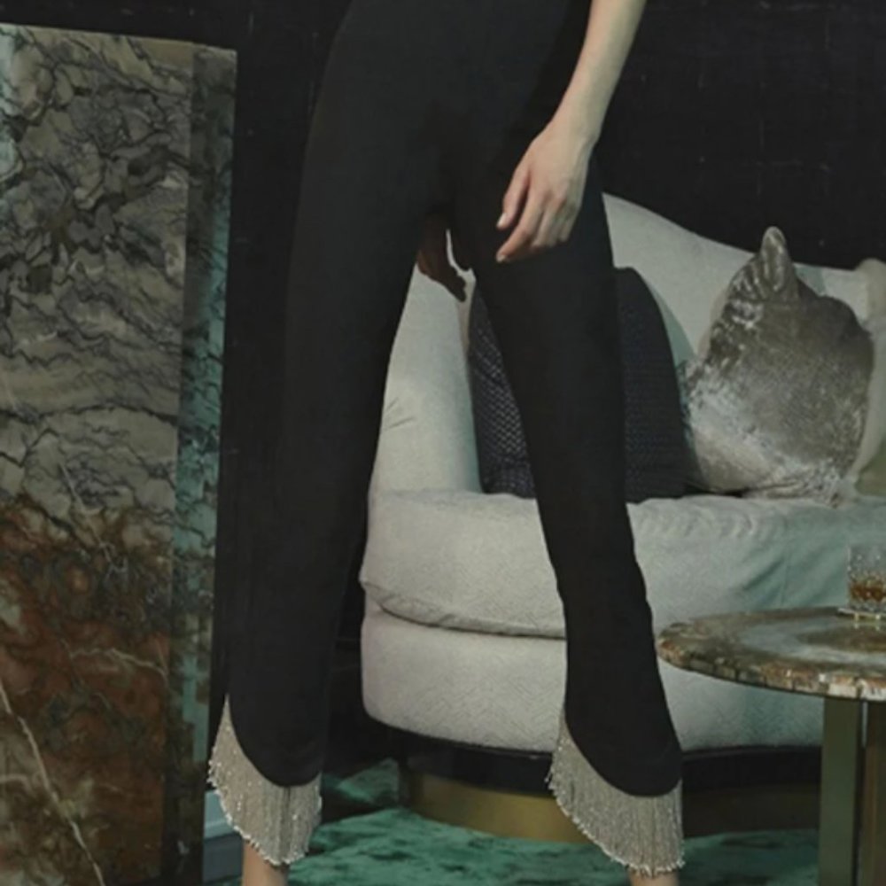 Alexis Ashley Fringe Pants